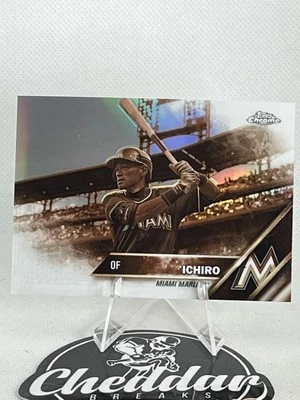 2016 Topps Chrome ICHIRO SUZUKI Sepia Refractor #116 HOF MVP Mariners - Image 1 of 2