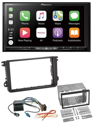 Pioneer 2DIN MP3 USB DAB DVD Bluetooth Autoradio für Seat Alhambra Leon Toledo - Bild 1 von 4