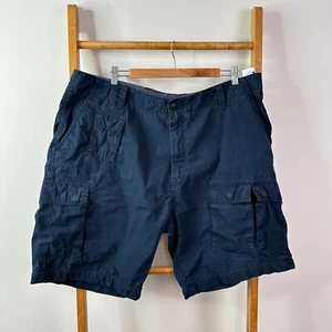 Nautica Cargo Shorts Mens 40 Navy Blue Classic Straight Modern Fit - Picture 1 of 10