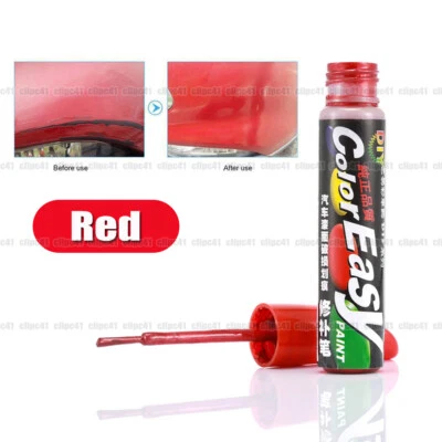 1x Pluma Roja para Reparación de Pintura de Coche Removedor de Arañazos Transparente Retoque Pluma Accesorios Foto 1 de 4