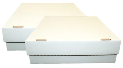 2 Riesen Deck-Boxen - (weiß) für je 4000 Karten Magic / Pokemon / YuGiOh Karten - Bild 1 von 4