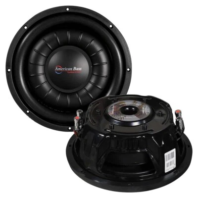 American Bass HAWK1044SL | 10 Inch 1500W DVC 4 Ohm Shallow Slim Subwoofer 10in. - Image 1 of 4