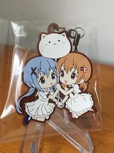Is the Order a Rabbit?? Chino Kafu and Cocoa Hoto Rubber Strap Keychain Vol. 3 - Picture 1 of 3