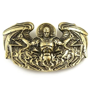Hebilla de cinturón Arcángel Uriel, accesorio cristiano San Uriel Auriel San Arcángel - Imagen 1 de 17