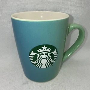 Starbucks Teal Blue Green Ombre Gradient Keramik Kaffee Tee Becher 10 oz 2021 - Bild 1 von 6