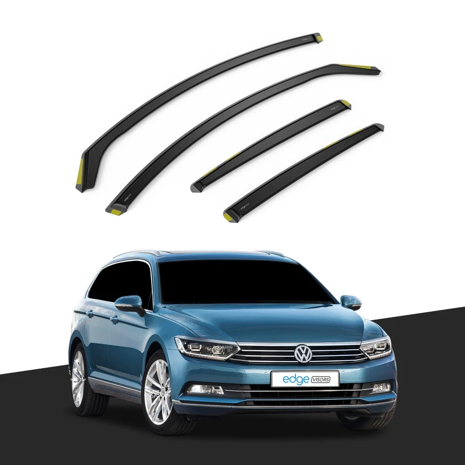 Deflectores de viento para VW Passat B8 2014-up 5 puertas Estate/todo terreno 4 piezas tintados - Imagen 1 de 4