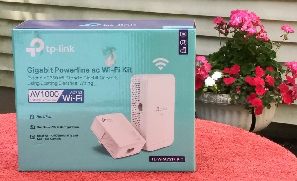 Kit Powerline TP-Link TL-WPA7517 AV1000 Gigabit AC Wi-Fi