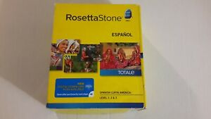 Rosetta Stone ESPANOL, Spanish (Latin America), Version 4, level 1, 2 & 3