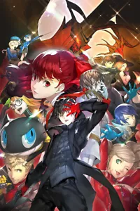 Persona 5 Royal Console Switch Jeux d'action Art mural décoration maison - AFFICHE 20x30 - Photo 1 sur 4