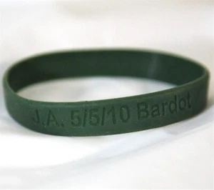 Jane's Addiction Green Cause Bracelets 5/5/10 JA Bardot Silicone Wristband - Picture 1 of 1