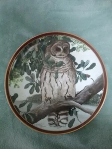 Hamilton Collection Barred Owl Plate Majestic Birds of Prey COA  C. Ford Riley - Picture 1 of 9