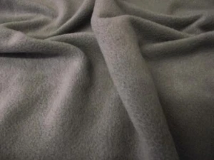 QUALITY Anti Pil Polar Fleece Fabric Material - GREY - Picture 1 of 1