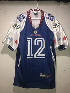 RARE VINTAGE Aaron Rodgers #12 GREEN BAY PACKERS 2010 PRO BOWL Jersey Men’s 50 - Picture 1 of 24