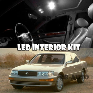 For 90-94 Lexus LS400 White LED Light Interior Full Xenon Bulb Kit QTY = 18 - Picture 1 of 1