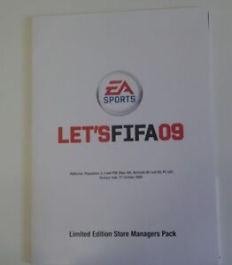 FIFA 09 Rare Ltd Edition Store Manager Pack mit A4 Wayne Rooney Kunstdrucken