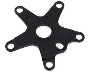 MCS 5-BOLT 110 ALLOY OLD SCHOOL 23.8mm SPIDER BLACK - Picture 1 of 1