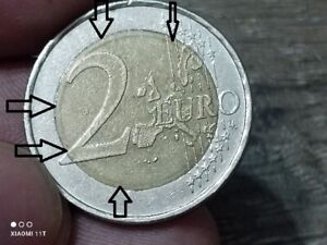 2 Euro coin  Germany 2002 ERROR