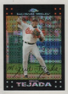 2007 Topps Chrome Xfractor #180 Miguel Tejada Baltimore Orioles BV$3 - Picture 1 of 1