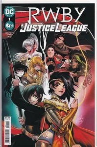 RWBY/JUSTICE LEAGUE #1 (MIRKA ANDOLFO VARIANT) COMIC BOOK ~ DC Comics Anime Ruby - Picture 1 of 1
