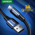 Ugreen Zinc USB Type C Flat Cable 3A QC3.0 Fast Charging Data. 1m