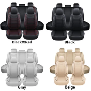 For Acura TLX RDX MDX ILX TSX Leather Car Seat Cover Full Set 2/5 Seat Protector - Picture 1 of 25