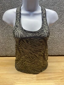 2022 Lululemon 4 Swiftly Tech Racerback Tank Top Race Length Grey Animal Print - Picture 1 of 12