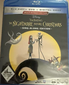 The Nightmare Before Christmas Sing-Along Edition (Blu-Ray/DVD, 2-Disc) NEW - Picture 1 of 1