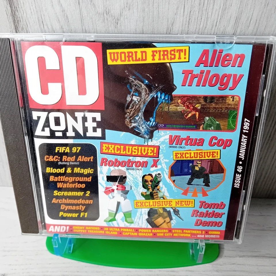 PC ZONE ISSUE 46 JAN 1997 DEMO DISC PC CD ROM GAME - RARE RETRO GAMING - Image 1 of 4