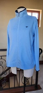 NWT Chestnut Hill Performance Men M Sweatshirt Sweater Cardigan Zipper Blue s - Picture 1 of 11