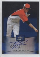 2012 Leaf Metal Draft Blue /25 Tyler Gonzales #BA-TG1 Auto