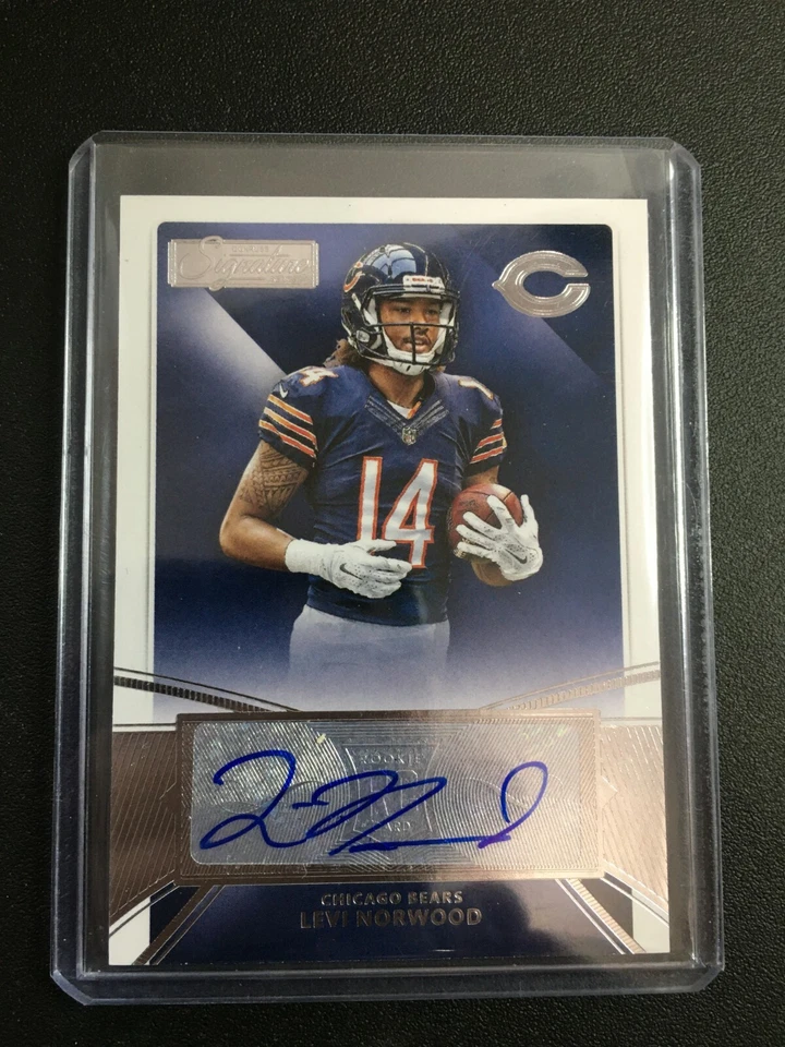 F68433  2015 Donruss Signature Series #423 Levi Norwood RC AUTO BEARS - Image 1 of 1
