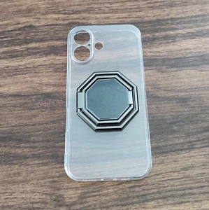 Funda Silicona Magnética Transparente para iPhone 16 - Funda Premium con Soporte Magnético - Imagen 1 de 15