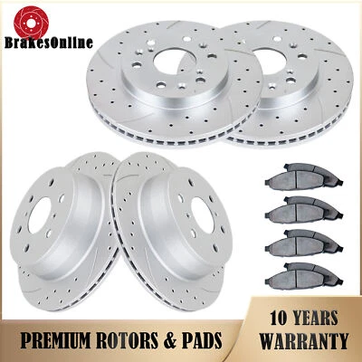 Front Rear Brake Rotors Pads Kit fit for Chevrolet Tahoe GMC Yukon XL 2015-2020 - Image 1 of 4