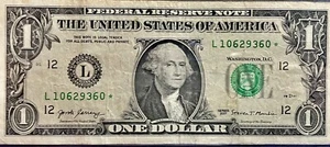 ⭐️STAR NOTE ⭐️ 2017 Only 1,920,000K Printed (L10629360*) - Picture 1 of 5