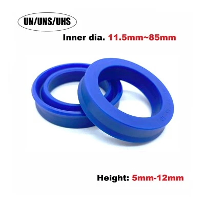 Sello de aceite UN/UHS/UNS cilindro hidráulico sellado de aceite para eje/agujero 11,2 ~ 85 mm Foto 1 de 4