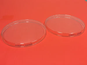 Pyrex - Laboratory Petri Dish Top Cover 6" - LOT OF (2) - Picture 1 of 4