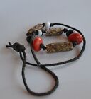 Antique African Tribal Millefiori Venetian glass trade beads Necklace 