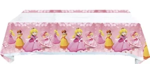2 Pack Princess Peach Tablecloth Birthday Party Supplies Decorations - Picture 1 of 1