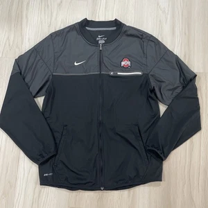 Ohio State Buckeyes Nike Shirt Herren M schwarz grau Quarter Zip Pullover Jacke - Bild 1 von 9