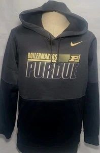 Sudadera con Capucha Nike Dri Fit On Field Engineered Purdue Boilermakers Gris/Negro XL Usada  - Imagen 1 de 12