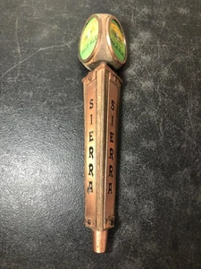 SIERRA Nevada PALE ALE 3 Caras Icónico Grifo de Cerveza Mango Cobre y Madera 12" ¡BONITO! - Imagen 1 de 4