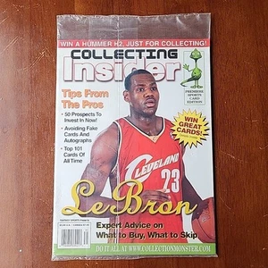 Revista Lebron James Collecting Insider 2003-04 (¡sin abrir!) ¡Nuevo! - Imagen 1 de 2