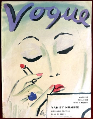 Vogue Magazine ~ November 15, 1933 ~ Eric Molyneux Steichen Ilka Chase - Image 1 of 4