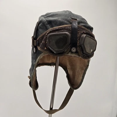 Gorra de nieve o piloto de principios de 1900 Foto 1 de 4