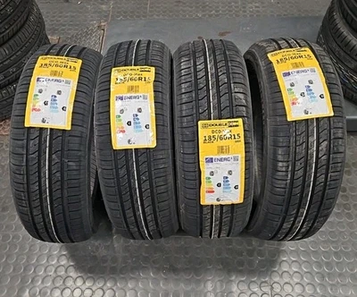 TRENO COMPLETO 185/60 R15 84H  4 PNEUMATICI AUTO DOUBLECOIN GOMME ESTIVE DOT24 - Imagen 1 de 4