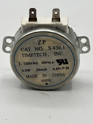 Motor asador Sunbeam ER-100 Timetech S430.1 120V 4,8 RPM pieza de repuesto Foto 1 de 4