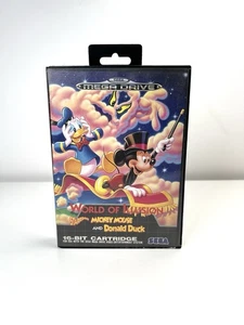 Game Sega Mega Drive World of Illusion Starring Mickey Mouse and Donald Duck - Picture 1 of 10