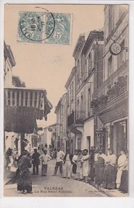 (FR1) CPA 84 - VALRÉAS - RUE SAINT ANTOINE COMMERCES AU PETIT PARIS - CP84-34 CP - Bild 1 von 2