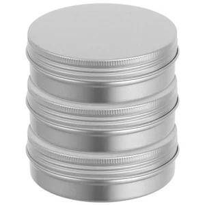 Caja de aluminio jabón latas de viaje de 3 piezas estuches portátiles contenedor de barra - Imagen 1 de 12