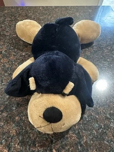 Spark Create Imagine Walmart Tan Brown Plush Rottweiler Puppy Dog Laying 15" - Picture 1 of 3